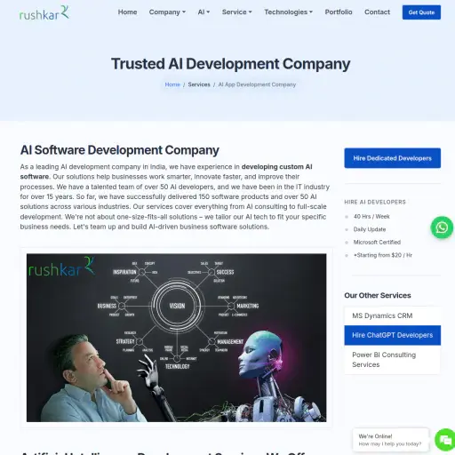 AI app development company