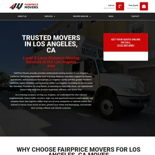Fairprice Movers Los Angeles
