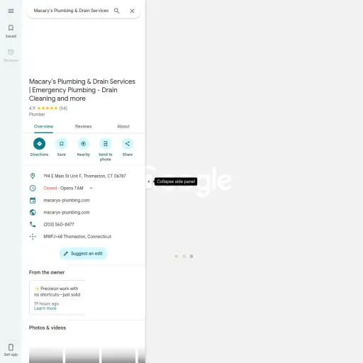 Macary’s Plumbing & Drain Services