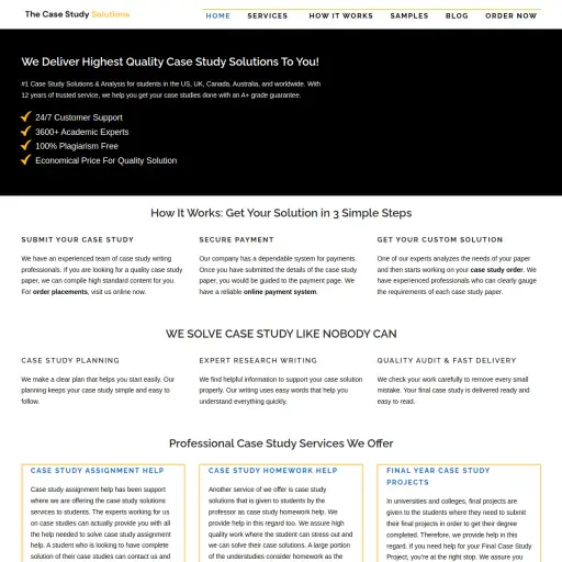 The Case Study Solutions